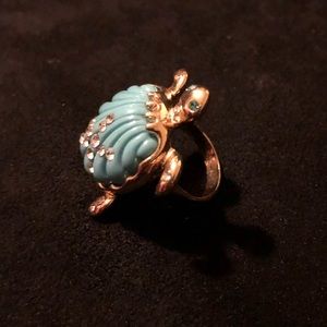 Gold Turtle Ring